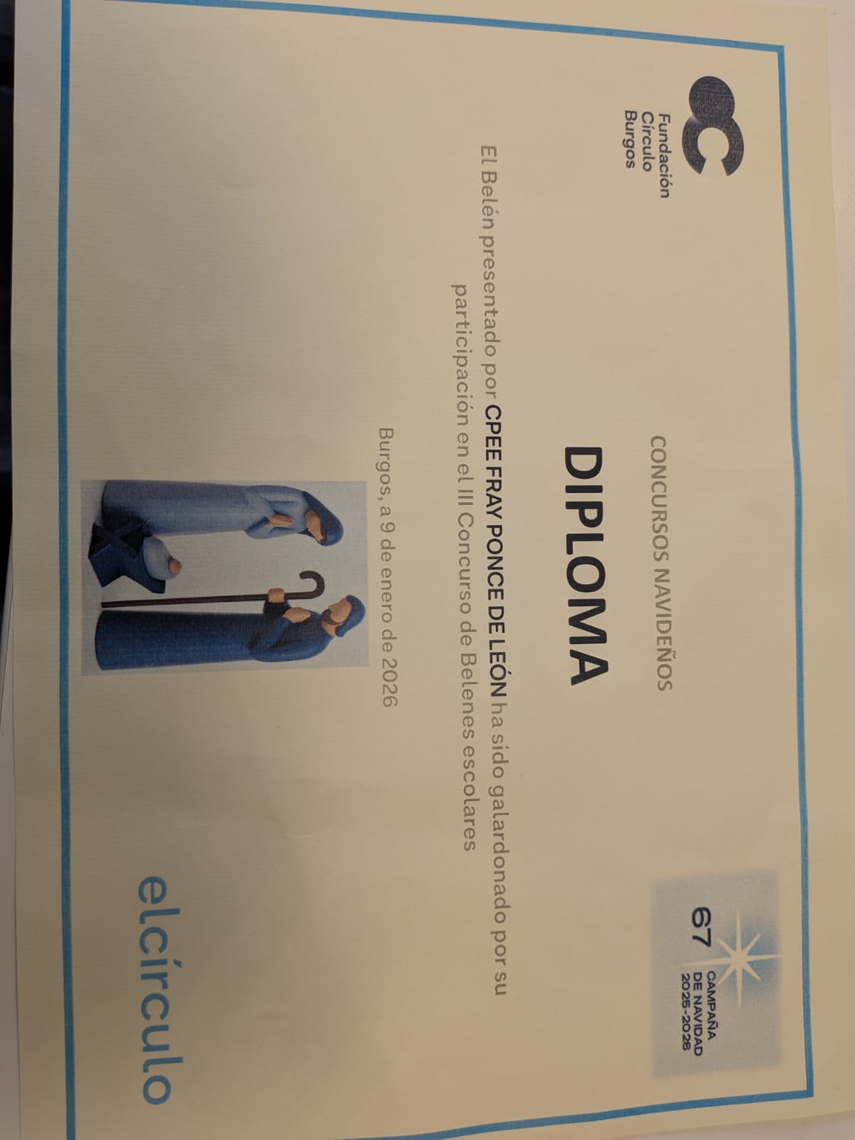 Premio Accesit Caja Circulo