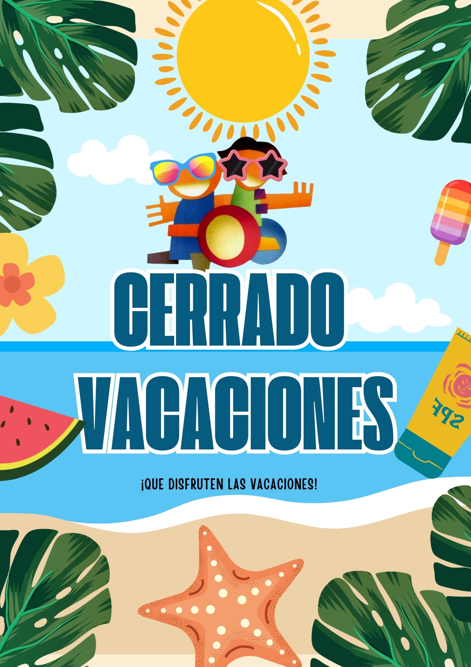 Cerrado por vacaciones Cerrado por vacaciones